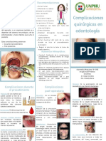 Complicaciones Quirúrgicas en Odontología