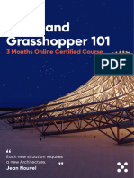 Rhino Grasshopper 101 Course Structure