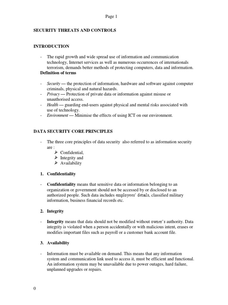 Security Threats and Controls2 | PDF | Malware | Computer Virus
