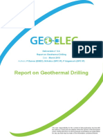 Report On Geothermal Drilling
