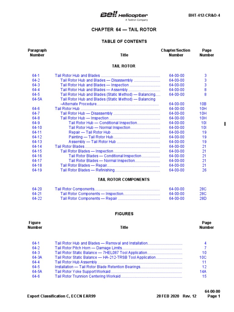Bell 412 Tail Rotor Assembly Guide | PDF | Helicopter Rotor | Screw