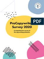 Pro Copywriters Survey 2020