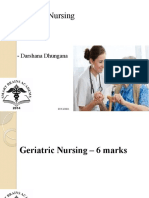 Geriatric Nursing First Class