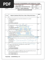 DSP Objective Unit 4