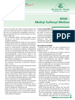 Dr. Douwes Info_MSM - Methyl Sulfonyl Methan