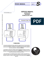Service Manual: Autoclave Sterilising Sterilclave 18/24