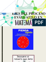 Ejes Del Proceso Evaluativo