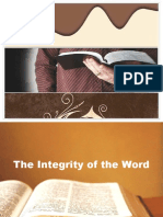 Integrity of The Word