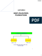 Ec571 Geotechs Lecture 8 - 2021 - Deep Foundations