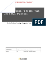 (Public) Enbridge Line 5 Coating Repair Work Plan v3.0