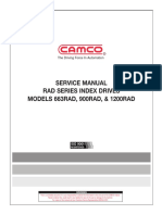 Service Manual Rad Series Index Drives MODELS 663RAD, 900RAD, & 1200RAD