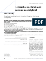Tree-Based Ensemble Methods and Their Applications in Analytical Chemistry