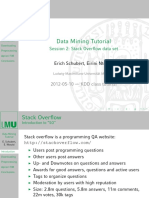 Data Mining Tutorial: Session 2: Stack Overflow Data Set