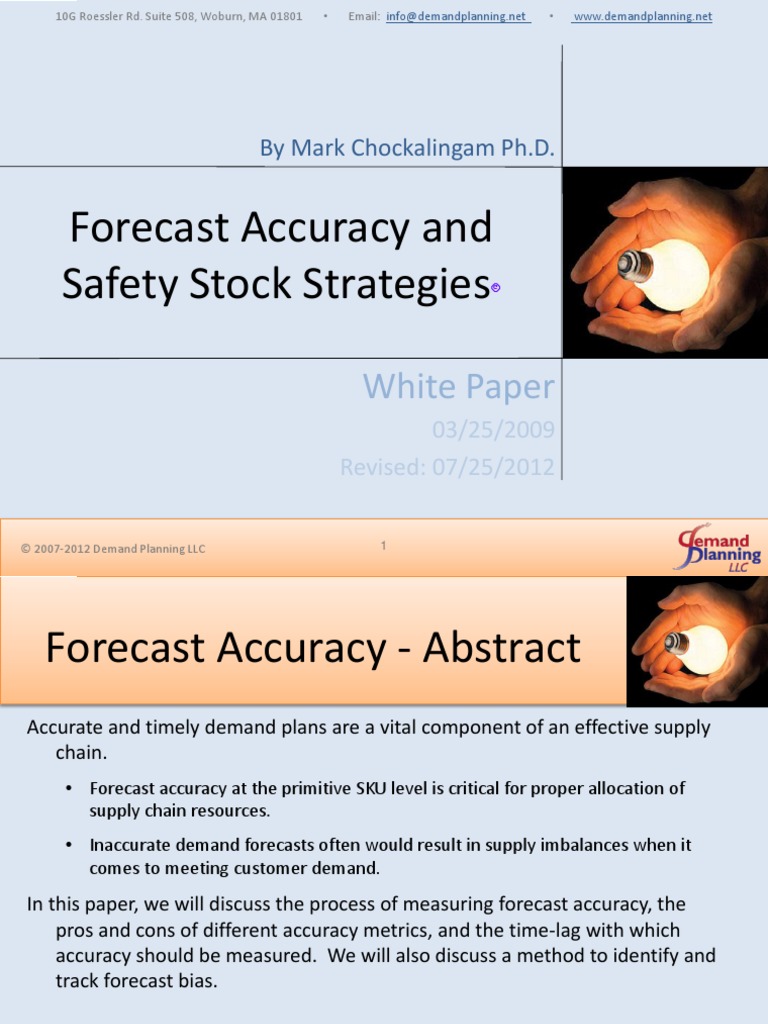 DMD Accuracy Web Versions | PDF | Mean Squared Error | Forecasting