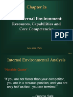 Chapter 2a - Internal Environment Analysis