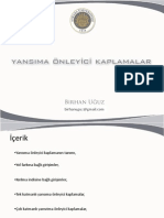 Yansıma Önleyici Kaplamalar / Anti Reflective Coating (Birhan Uğuz)