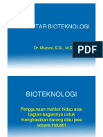 1. PENGANTAR BIOTEKNOLOGI