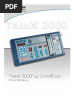 Download TranX 2000 Operator Manual 7-09 by Robert Holt SN51560175 doc pdf