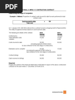 Tutorial 3 MFRS111 Construction Contract