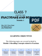 VII Maths Fractions Decimals Mod1