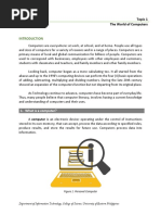 Living in The IT Era Topic 1 The World of Computers: 1. What Is A Computer?