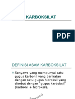 Definisi dan Sifat Asam Karboksilat