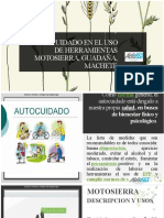 Autocuidado en El Uso de Motosierra, Guadaña, Machete