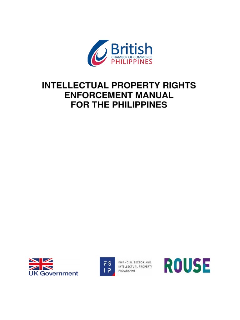 Intellectual Property Rights Enforcement Manual | PDF | Intellectual ...