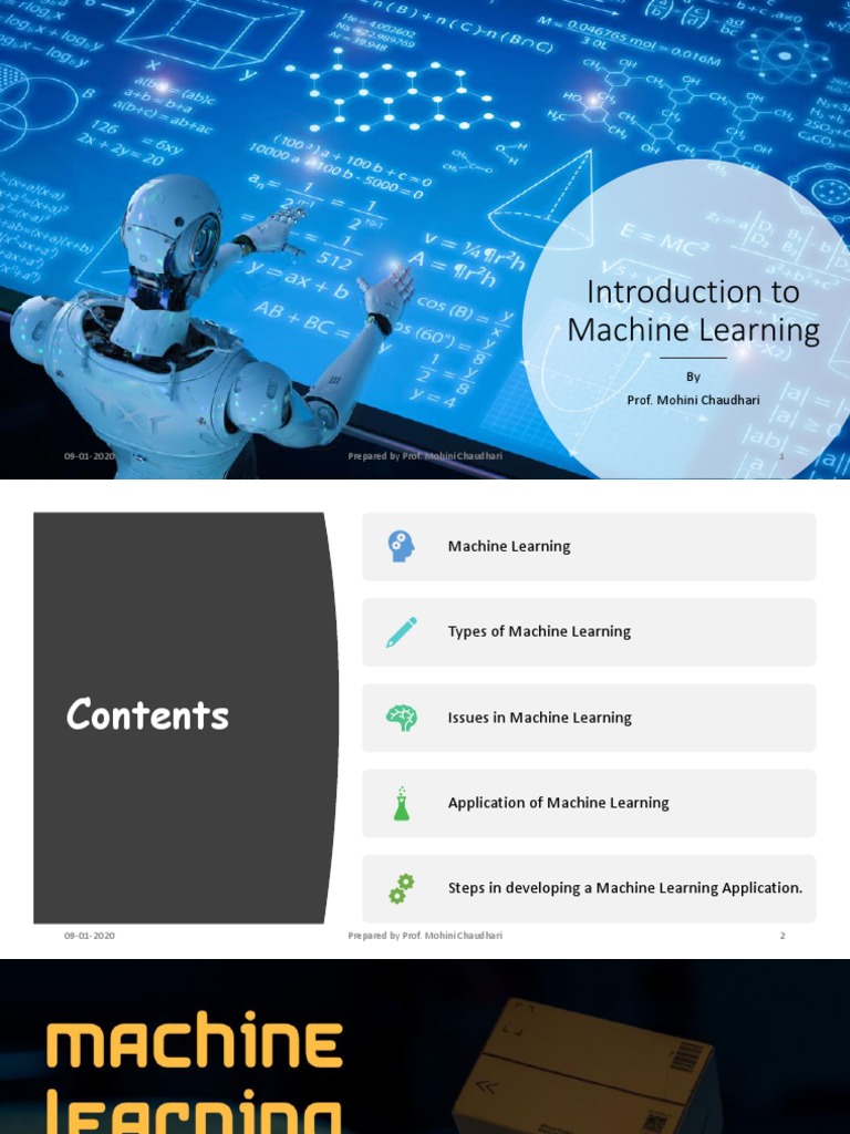 Machine Learning Overview by Mohini Chaudhari | PDF | Machine Learning ...