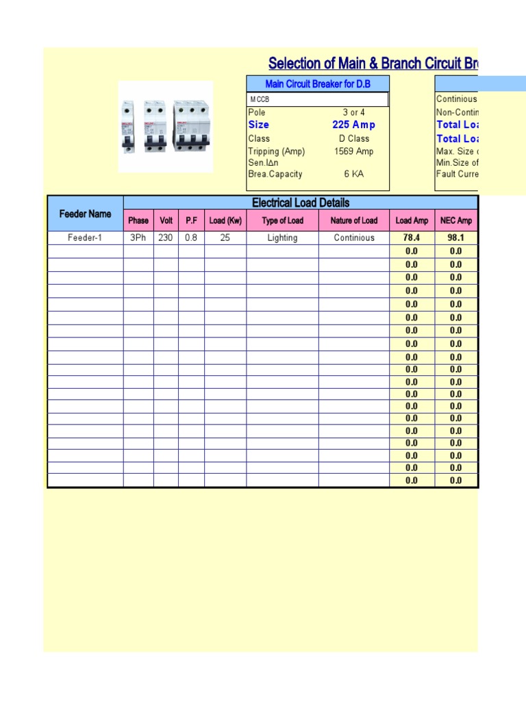 Circuit Breaker Selection Guide | PDF | Energy Technology | Physical ...