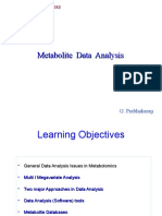 Lecture 15 - Metabolite Data Analysis March 18 Taken