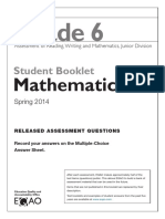 Grade 6: Student Booklet