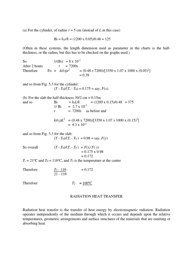 Radiation Heat Transfer in Food Processing | PDF | Electromagnetic ...