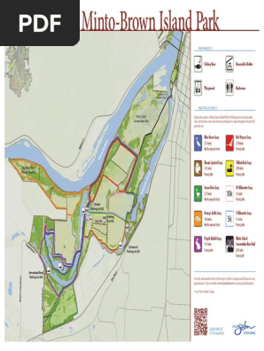 Minto Brown Park Map Minto Brown Island Park Trail Map 2017-09-28 | Pdf | Trail | Road Transport