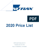 2020 Unifrax Published Price Sheets