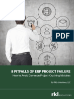 8 Pitfalls ERP Project Failure