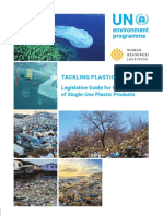 Tackling Plastic Pollution:: Legislative Guide For The Regulation of Single-Use Plastic Products