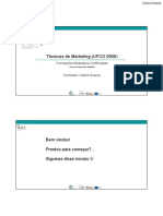 Técnicas de Marketing: Análise SWOT e Estudo de Mercado