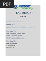 Lab Report: Submitted To