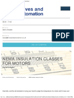 Nema Insulation Classes