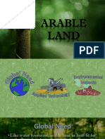 Challenges of Arable Land Scarcity and Sustainable Agriculture