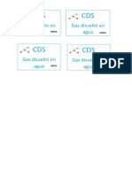 CDS CDS: Gas Disuelto en Agua Gas Disuelto en Agua