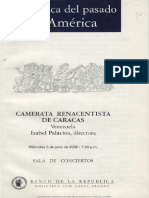 Música del pasado en América