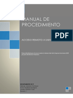 Manual de Procedimiento (Acceso Remoto Saint)