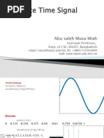 Slide 2 Discrete Time Signals