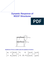 Dynamic Response of MDOF Structures