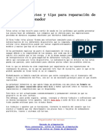 Esquemas, Apuntes y Tips para Reparación de Placas de Ordenador