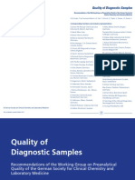 Guder Et Al Recommendations of The Working Group On Preanalytical Quality of The German Society For Clinical Chemistry and Lab Medecine English