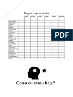 Registro Das Emoções