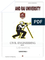 Civil Engineering: Lab Manual